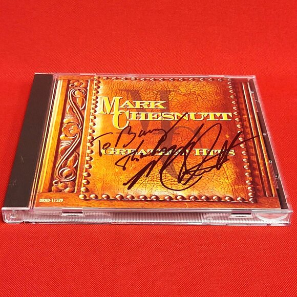 Mark Chestnutt Greatest Hits CD Signed 1996 - Picture 3 of 8